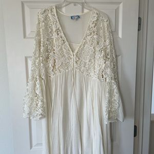 Ivory lace dress